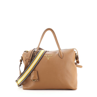 Prada Dual Strap Zip Tote Vitello Daino Medium