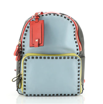 Valentino Rockstud Backpack Leather Medium