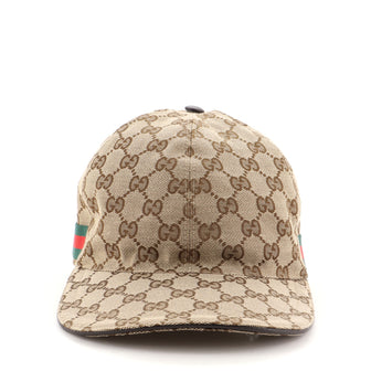 Gucci Web Baseball Cap GG Canvas