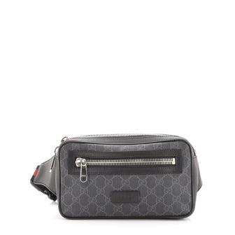 Gucci Soft Zip Belt Bag GG Coated Canvas Small