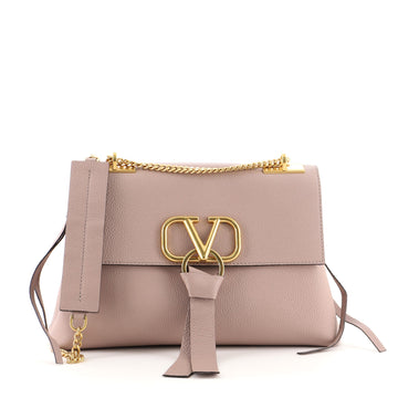 Valentino VRing Shoulder Bag Leather Small
