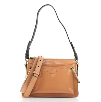 Chloe Roy Shoulder Bag Patent Small