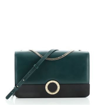 Bvlgari Signature Shoulder Bag Leather Medium