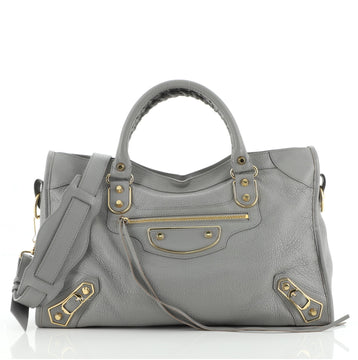 Balenciaga City Classic Metallic Edge Bag Leather Medium
