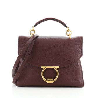 Salvatore Ferragamo Margot Satchel Leather Small
