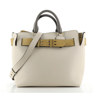 Burberry Belt Tote Leather Medium