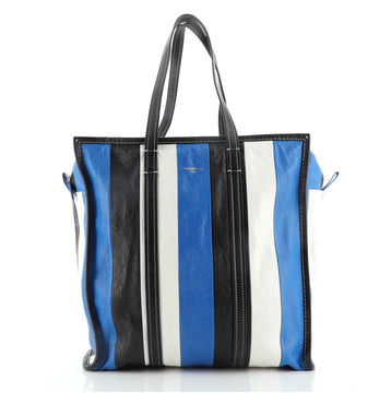 Balenciaga Bazar Tote Striped Leather Medium
