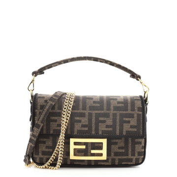 Fendi Baguette NM Bag Zucca Canvas Mini