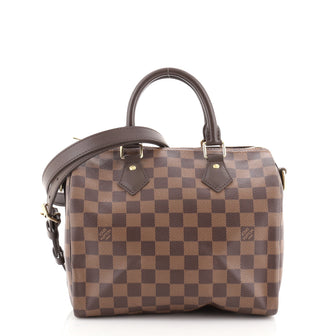 Louis Vuitton Speedy Bandouliere Bag Damier 25