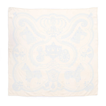 Hermes Paperoles Scarf Printed Silk 90
