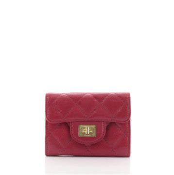 Chanel Reissue Flap Card Case Quilted Caviar