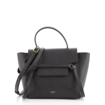 Celine Belt Bag Textured Leather Nano