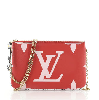 Louis Vuitton Double Zip Pochette Limited Edition Colored Monogram Giant