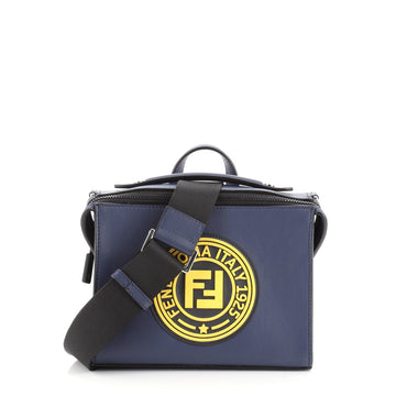 Fendi Logo Patch Lui Messenger Bag Leather Mini