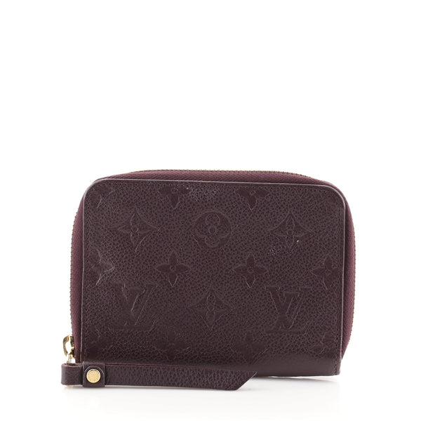 Louis Vuitton Secret Wallet Monogram Empreinte Leather Purple