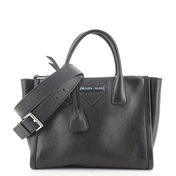 Prada Concept Double Zip Tote Calfskin Small