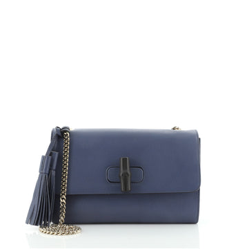 Gucci Miss Bamboo Shoulder Bag Leather Medium