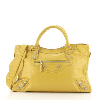 Balenciaga City Giant Studs Bag Leather Medium