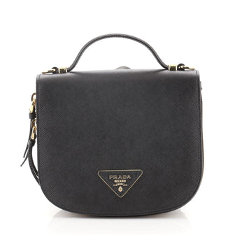 Prada Odette Flap Backpack Saffiano Leather Mini