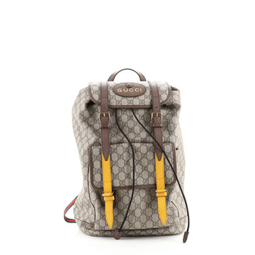 Gucci Courrier Soft Backpack GG Coated Canvas Large