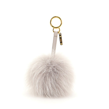 Fendi Pom Pom Bag Charm Fur