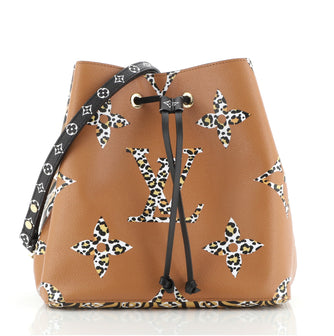 Louis Vuitton NeoNoe Handbag Limited Edition Jungle Monogram Giant