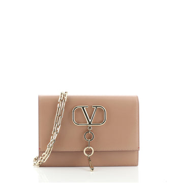 Valentino VCase Shoulder Bag Leather Small