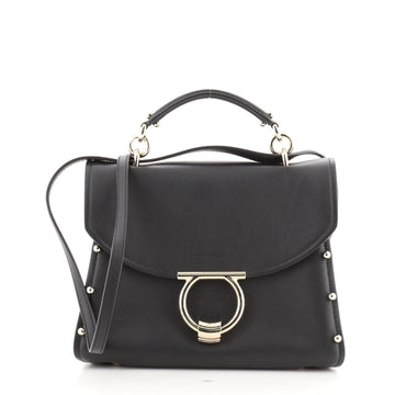 Salvatore Ferragamo Margot Satchel Studded Leather Small