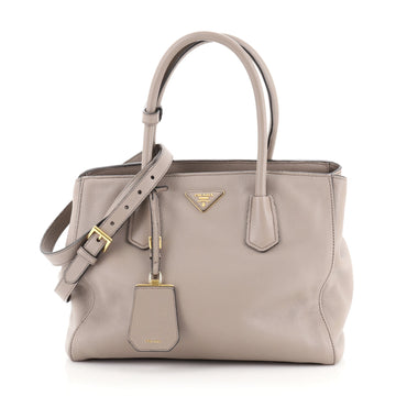 Prada Convertible Open Shopping Tote Vitello Daino Medium