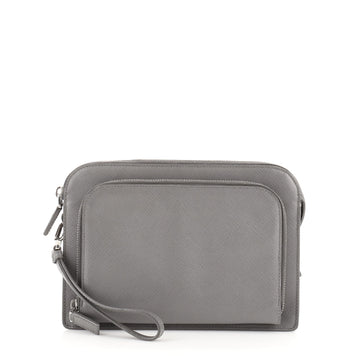 Prada Wristlet Travel Organizer Saffiano Leather