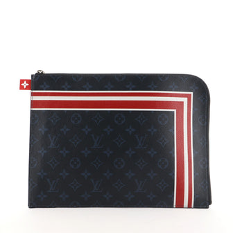 Louis Vuitton Pochette Jour Limited Edition Monogram Cobalt Canvas GM
