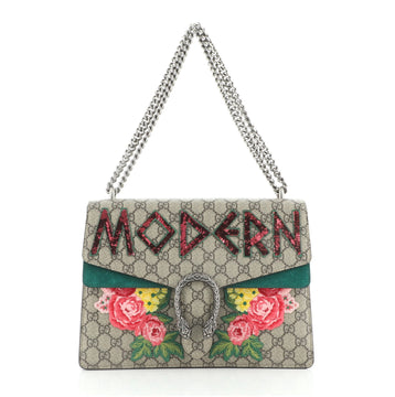 Gucci Dionysus Bag Embroidered GG Coated Canvas Medium