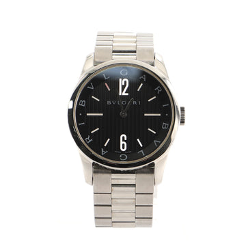Bvlgari Solotempo Quartz Watch Stainless Steel 37