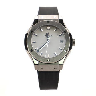 Classic Fusion Quartz Watch Titanium and Rubber 33