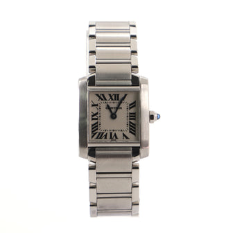 Cartier Tank Francaise Quartz Watch Stainless Steel 20