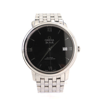 Omega De Ville Prestige Co-Axial Chronometer Automatic Watch Stainless Steel 37