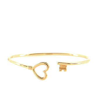 Tiffany & Co. Heart Wire Bracelet 18K Rose Gold Medium