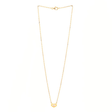 Cartier C Heart de Cartier Pendant Necklace 18K Rose Gold with Pink Sapphire