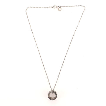 Bvlgari B.Zero1 Pendant Necklace 18K White Gold