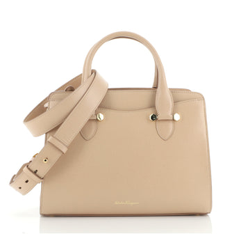 Salvatore Ferragamo Today Satchel Leather Small