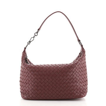 Bottega Veneta Zip Hobo Intrecciato Nappa Small