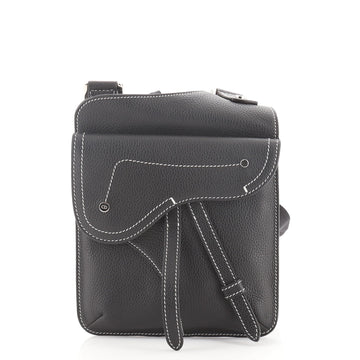 Christian Dior Saddle Messenger Bag Leather