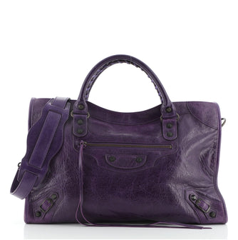 Balenciaga City Classic Studs Bag Leather Medium