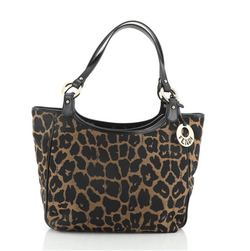 Fendi Chef Tote Printed Canvas Small