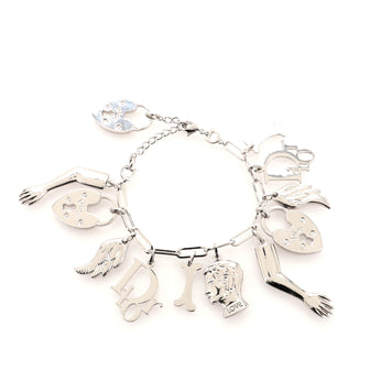 Christian Dior Vintage Charms Chain Bracelet Metal