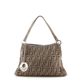 Fendi Chef Tote Zucca Canvas Large