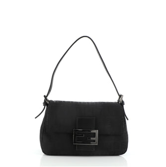Fendi Mama Forever Bag Zucchino Canvas Mini
