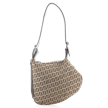 Fendi Oyster Bag Zucchino Canvas Small
