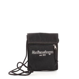 Balenciaga Est. 1917 Explorer Strap Pouch Embroidered Nylon