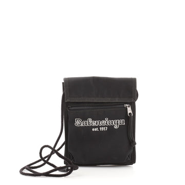 Balenciaga Est. 1917 Explorer Strap Pouch Embroidered Nylon
